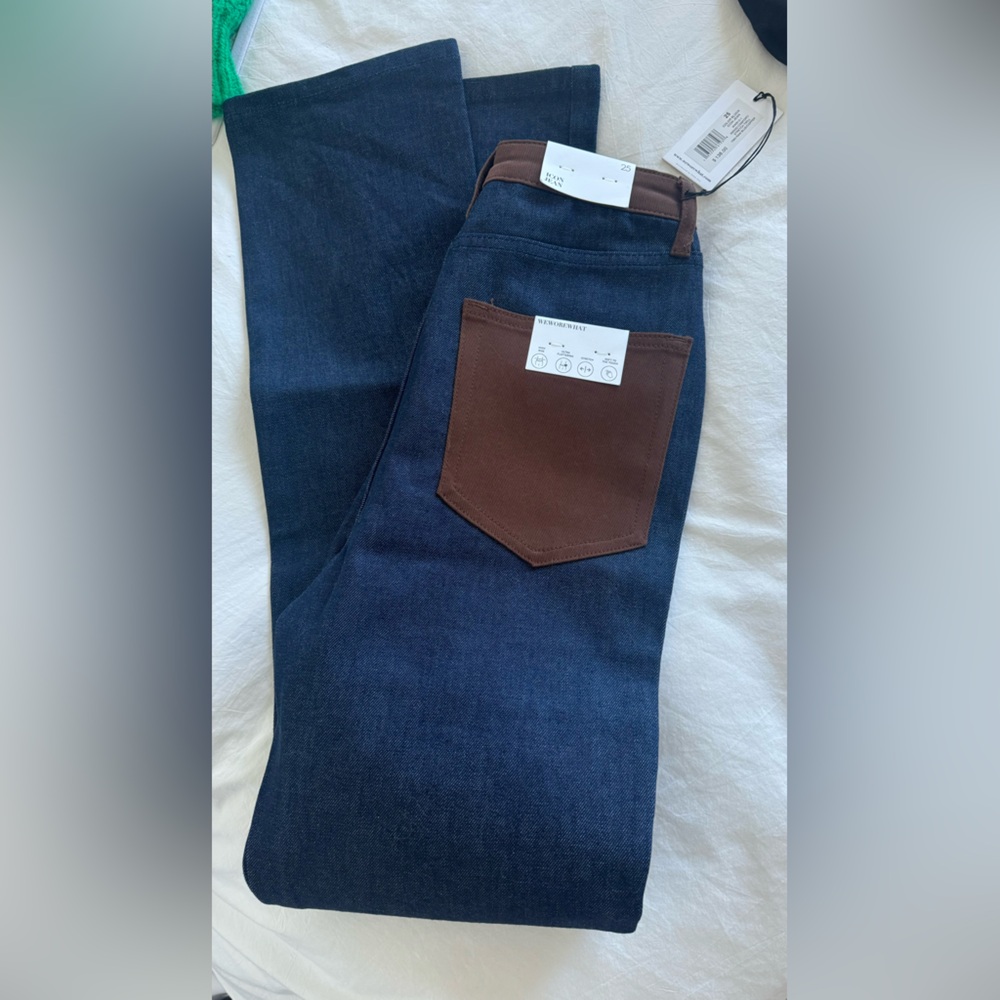 WeWoreWhat color block jeans